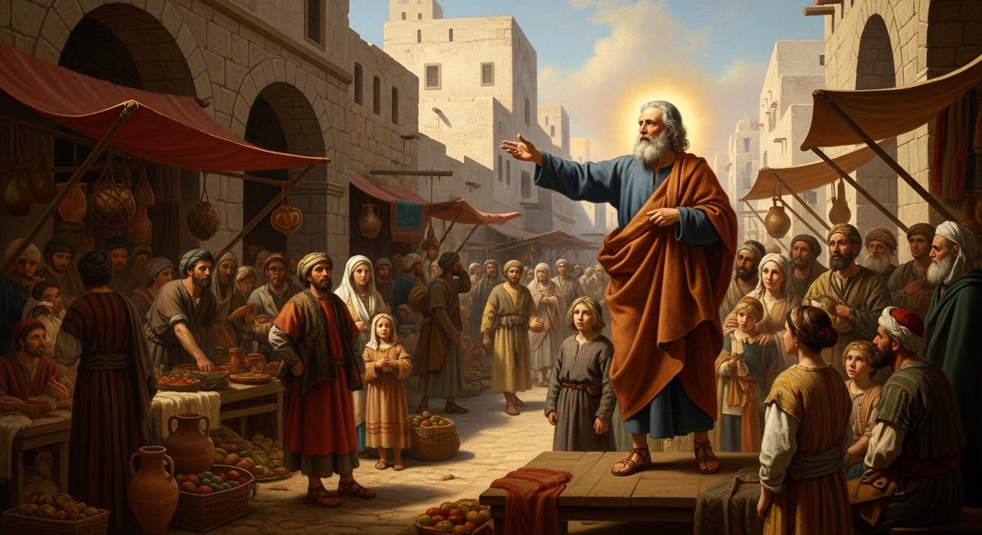 Oseas predicando sobre el amor y la justicia de Dios