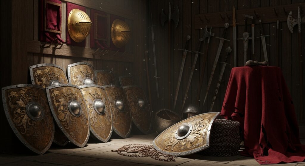 Roboam en la Biblia: escudos de oro reemplazados por bronce