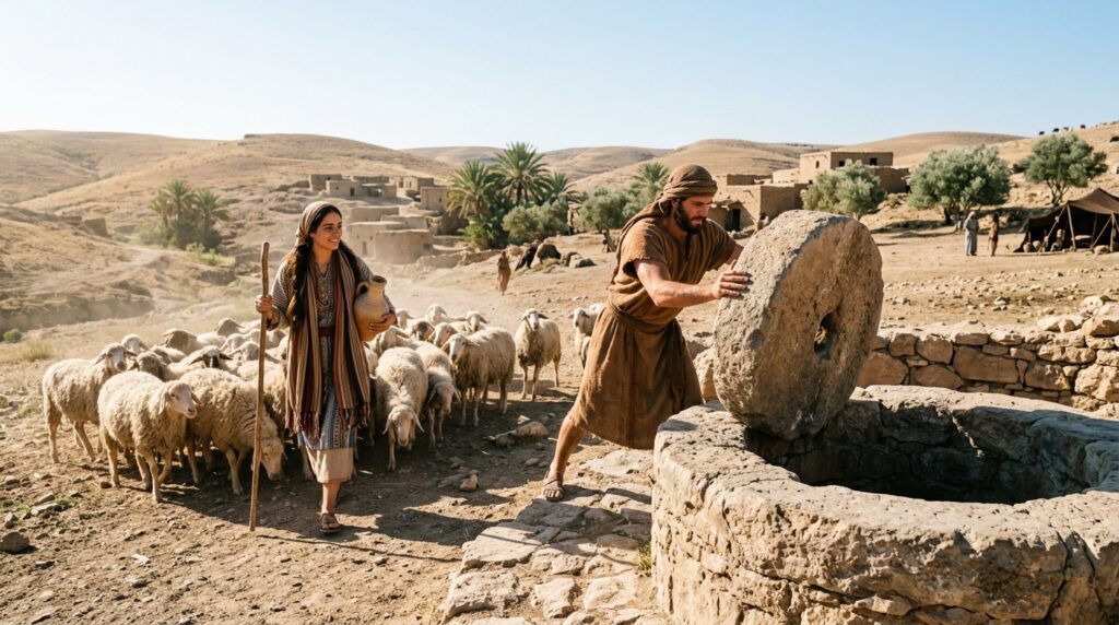 el encuentro en el pozo