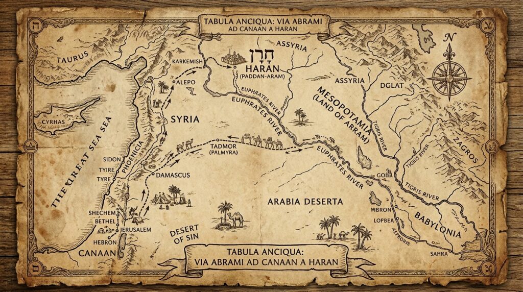 mapa de mesopotamia Lea y Raquel