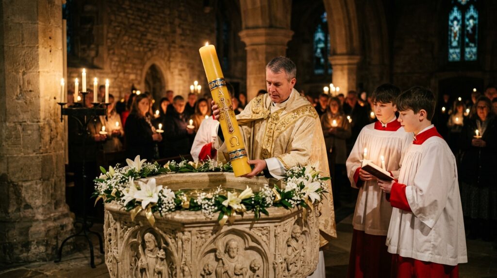 El canto del Pregón Pascual y la memoria de las aguas
