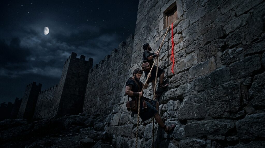 La vía de escape y el cordón de grana
