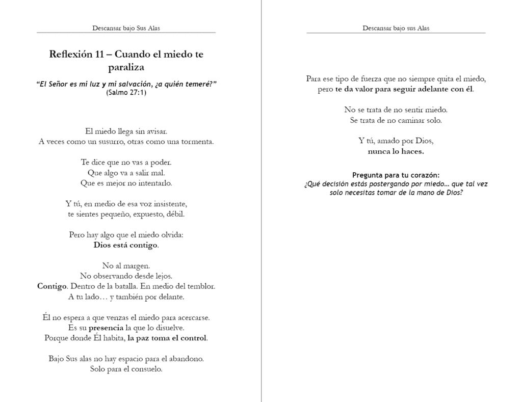11 REFLEX DESCANSAR BAJO SUS ALAS