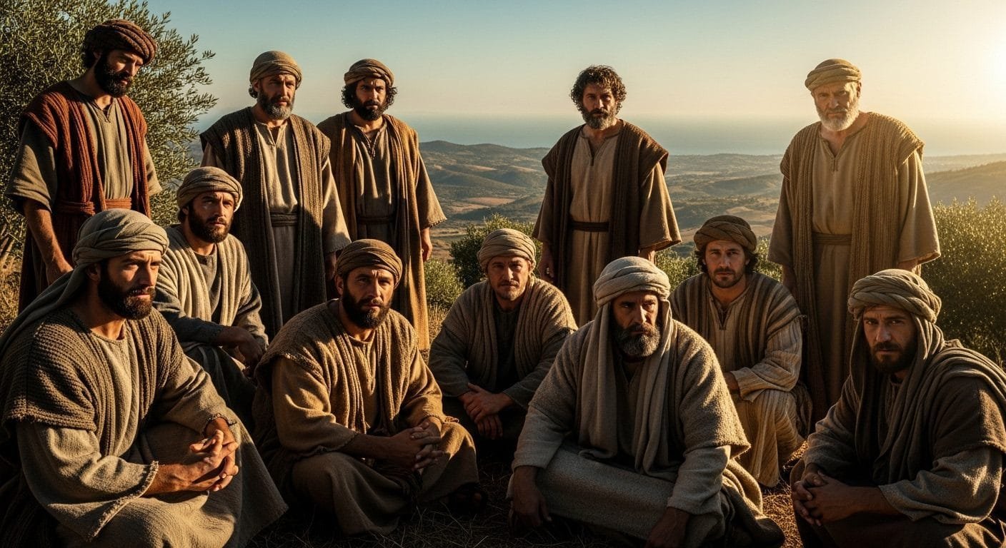 Los apóstoles del Nuevo Testamento reunidos