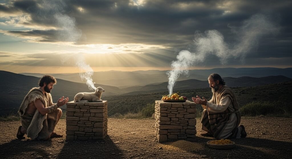 ofrendas caín y abel