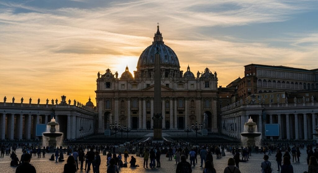 Basílica de San Pedro en el Vaticano, símbolo del legado