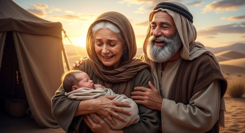 el nacimiento de isaac