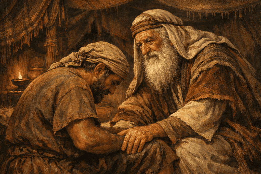 Abraham y el siervo matrimonio de isaac y rebeca