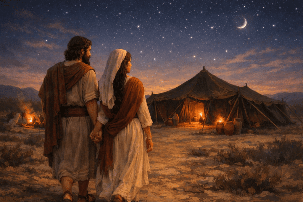 Isaac y Rebeca juntos