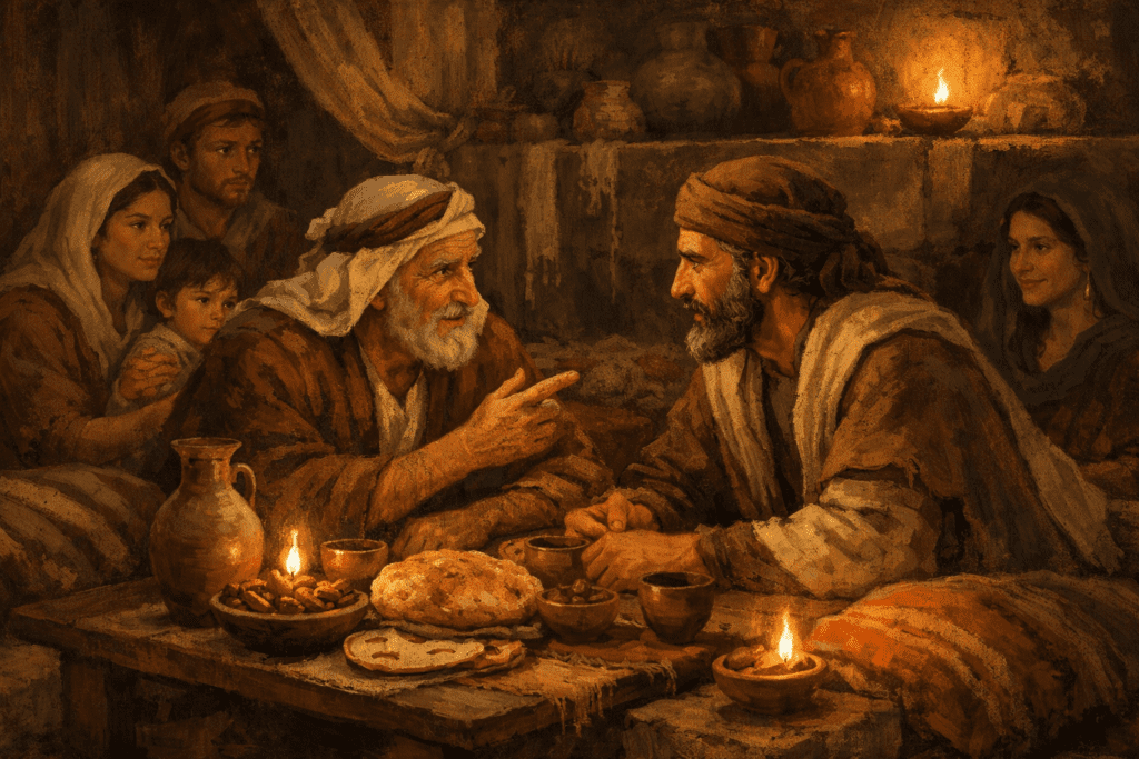 cena con labám