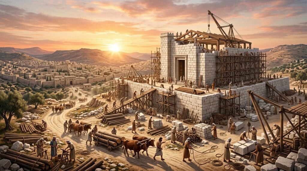 La edificación del Templo