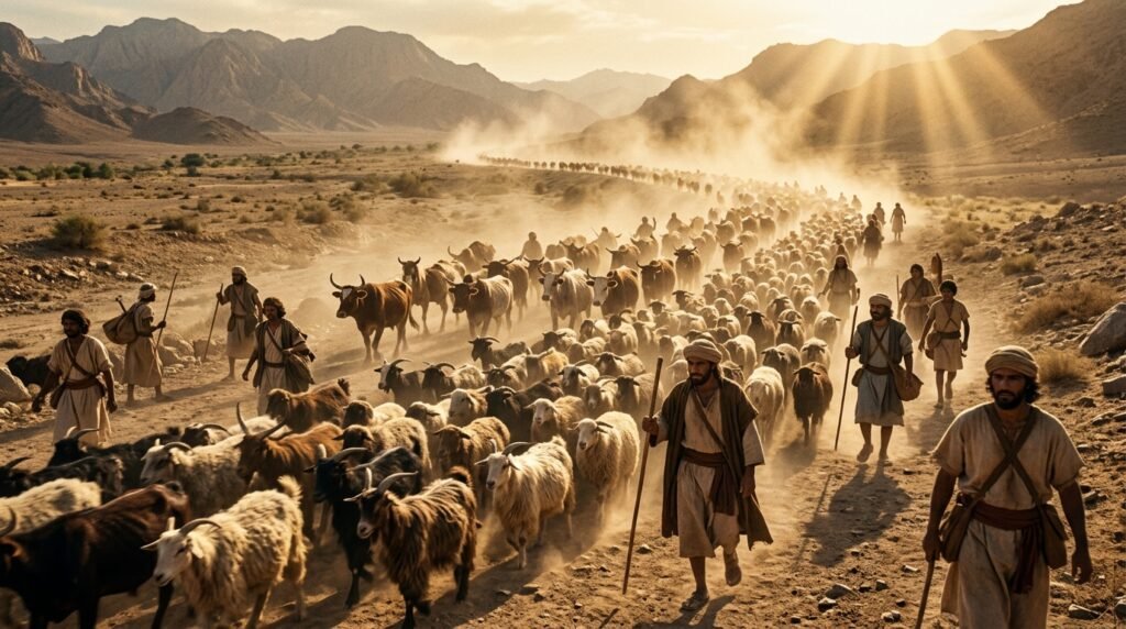 El envío de emisarios y presentes de pacificación