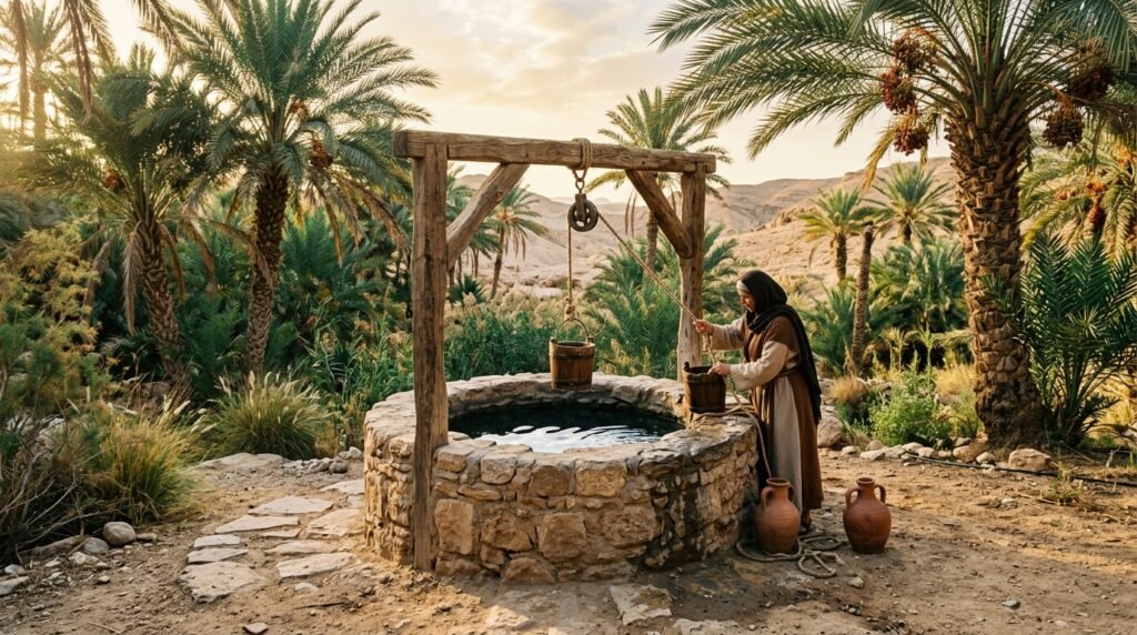 El pozo como escenario de providencia divina