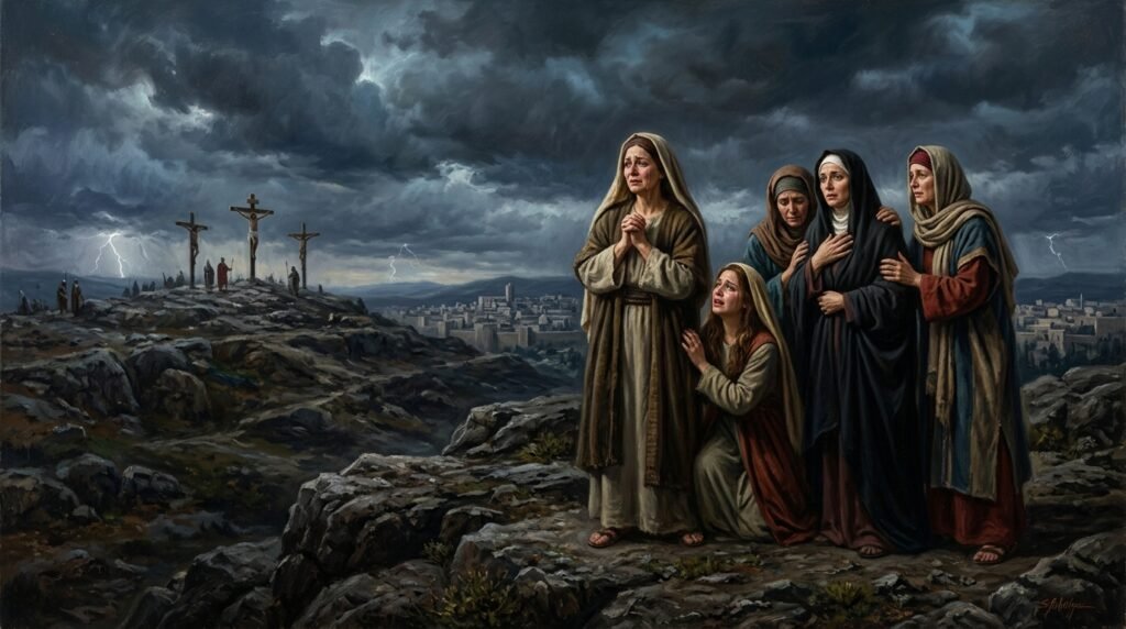 La escena del Gólgota