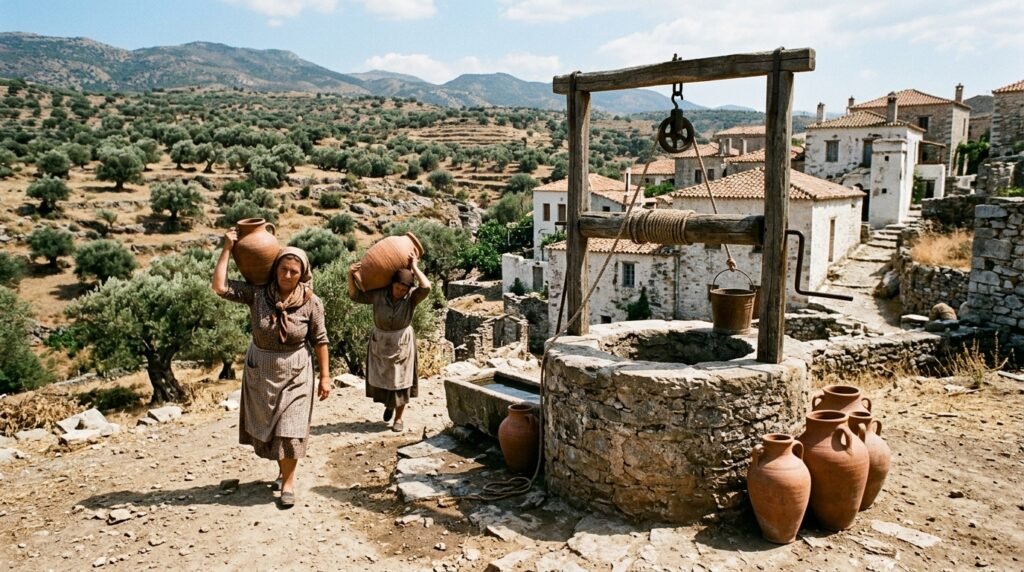 El agua en un entorno de secano