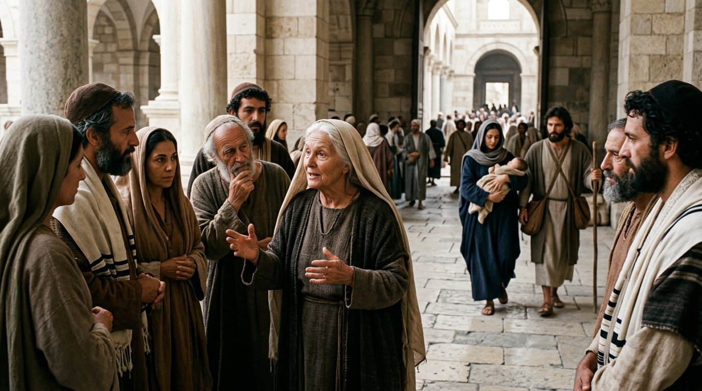Ana habla de Jesús a quienes esperaban la redención de Jerusalén