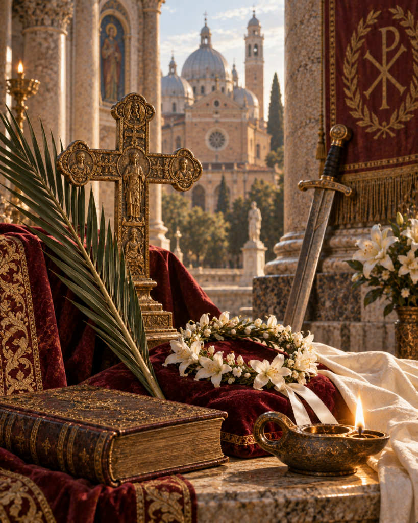 Atributos de Santa Justina de Padua
