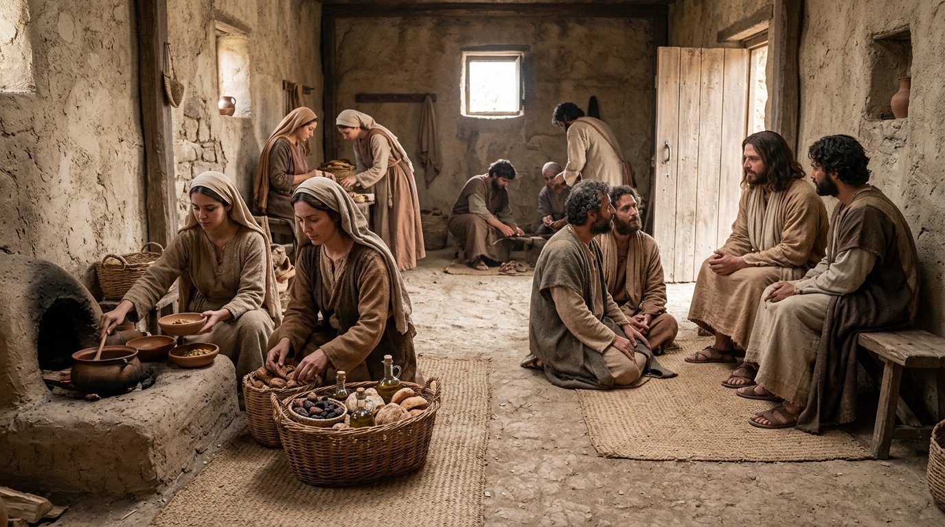 Juana y Susana colaboran con sus bienes para sostener la misión de Jesús según Lucas 8