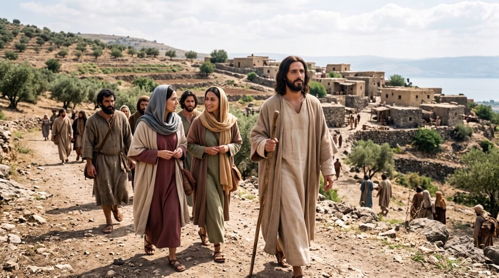 Juana y Susana acompañan a Jesús durante su ministerio itinerante en Galilea