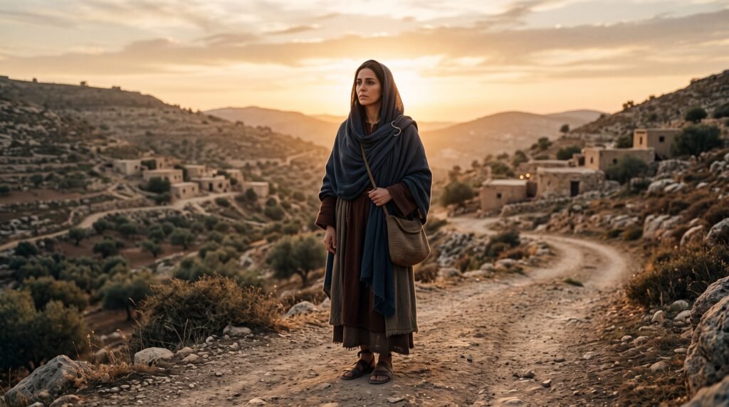 La concubina del levita en la Biblia en el relato de Jueces 19