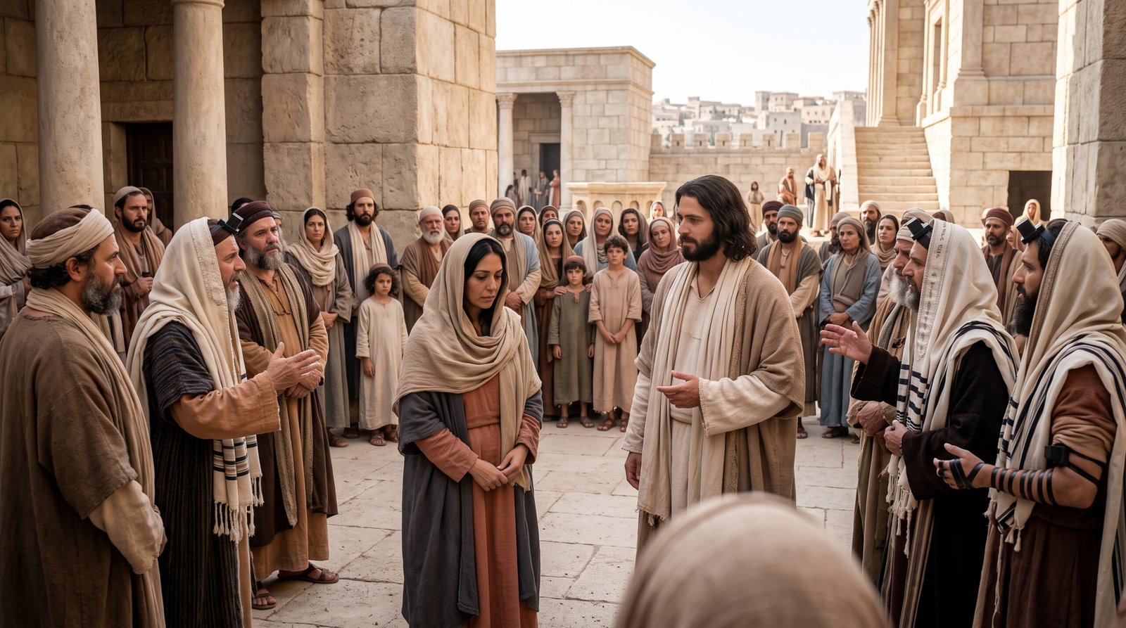 La mujer sorprendida en adulterio en la Biblia: Jesús, perdón y legado