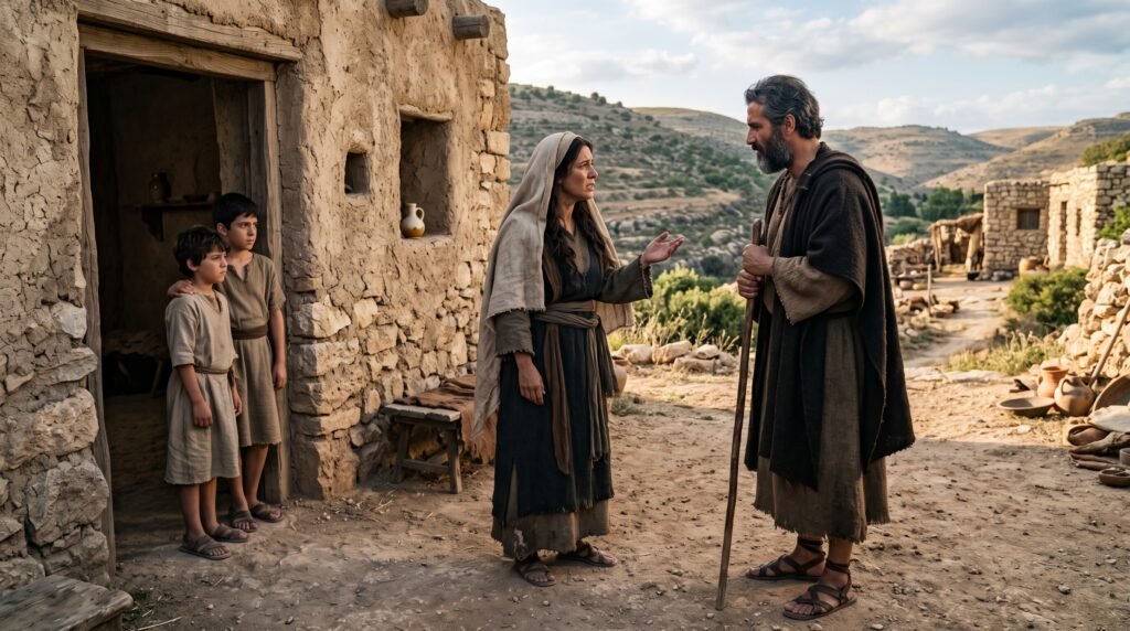 La viuda de uno de los profetas en la Biblia: el aceite, la deuda y sus hijos