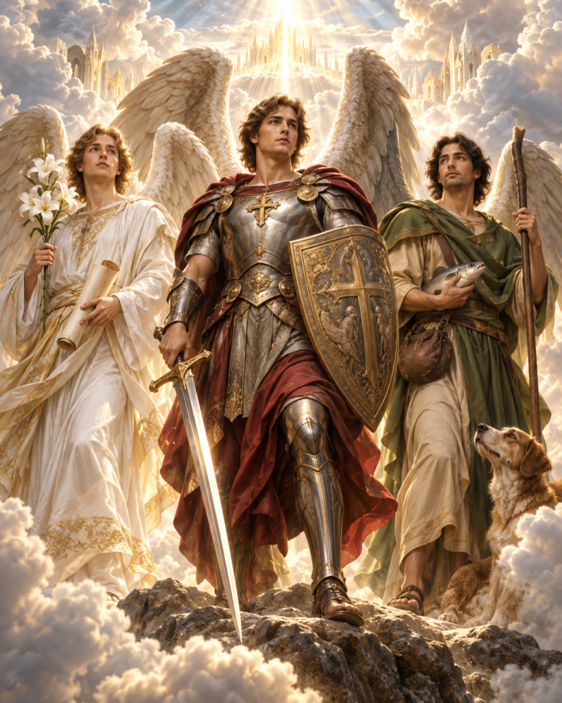 Santos Miguel, Gabriel y Rafael: los tres arcángeles de la Biblia