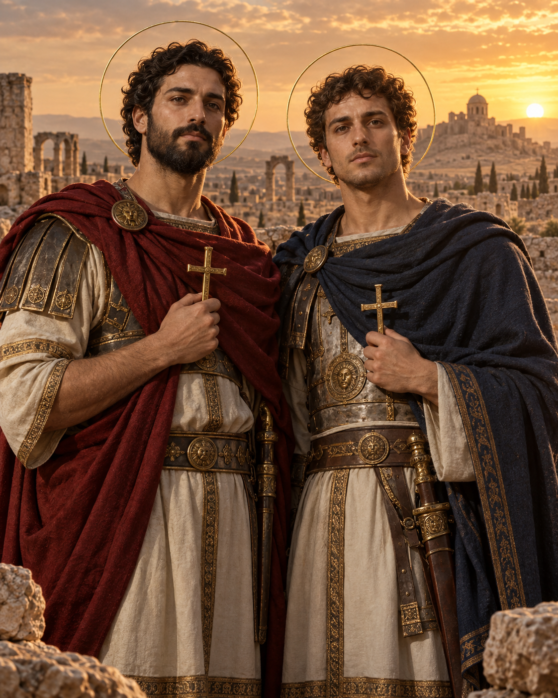 Santos Sergio y Baco: soldados y mártires de Siria
