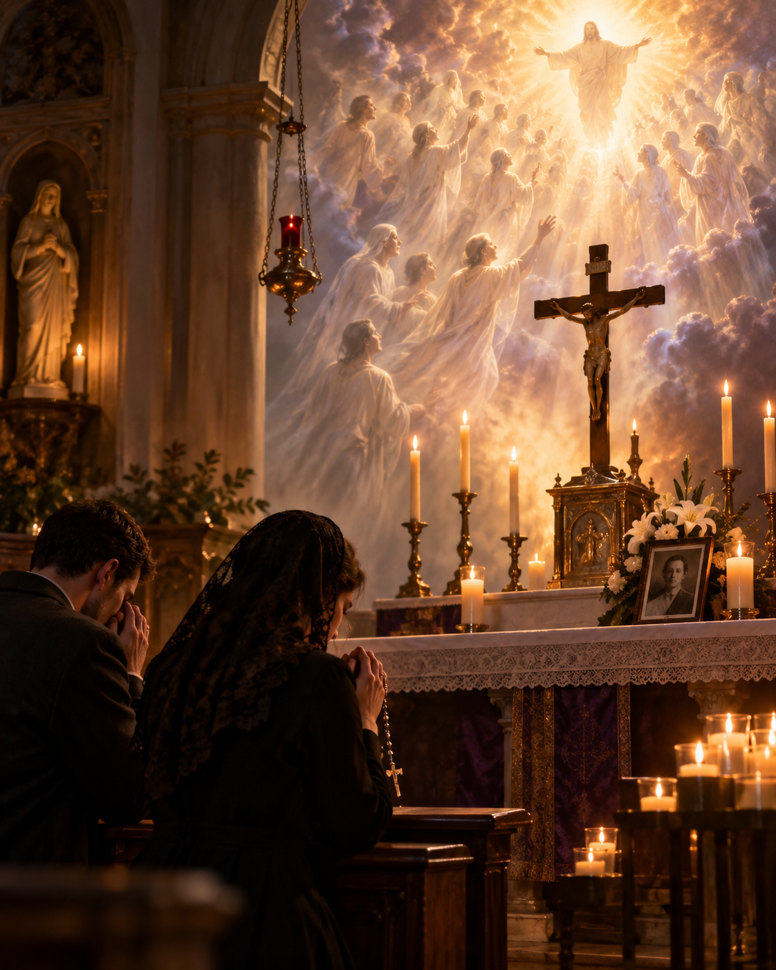 Sufragios por las almas del purgatorio: misa, oración y caridad por los difuntos