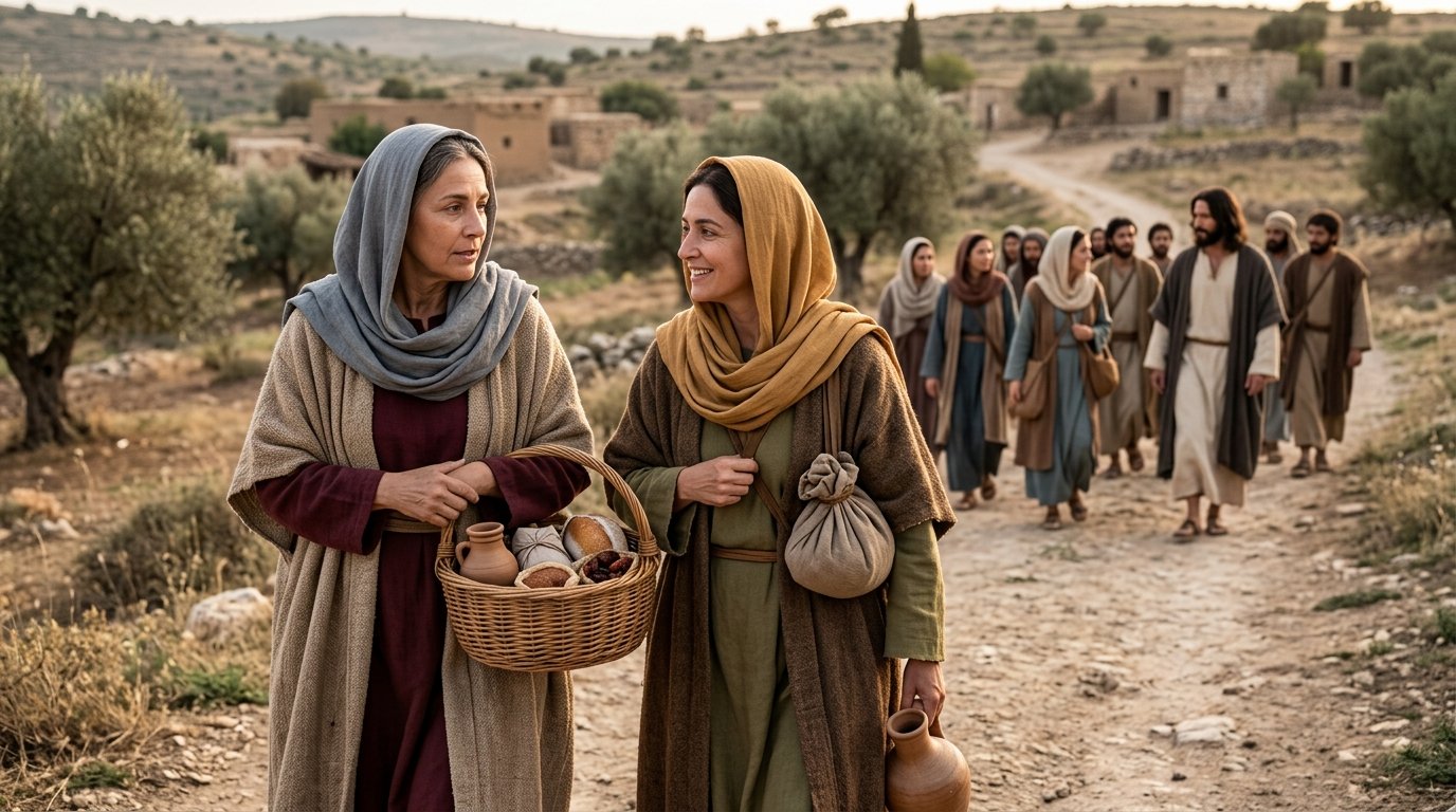 Juana y Susana como mujeres que acompañaron y sostuvieron con sus recursos la misión de Jesús