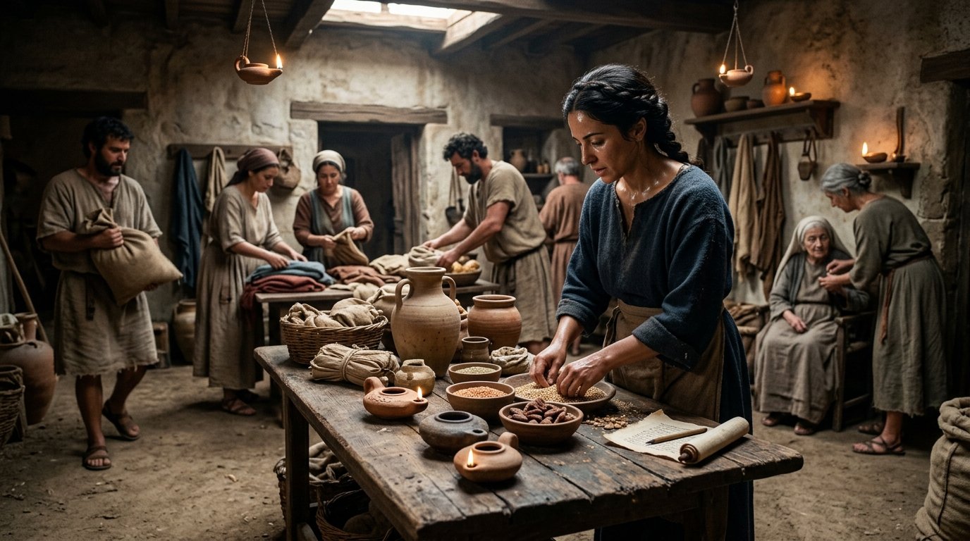 María de Romanos 16 trabajando en favor de la comunidad cristiana de Roma