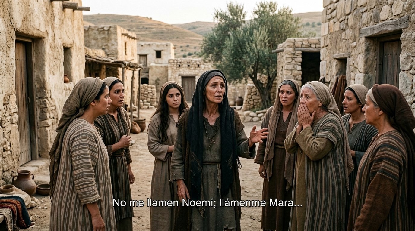 Noemí regresa a Belén y pide ser llamada Mara