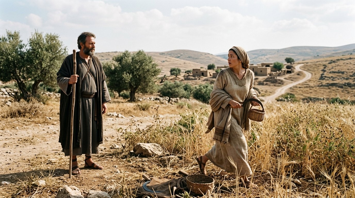 Segunda aparición del mensajero de Dios a la madre de Sansón en Jueces 13