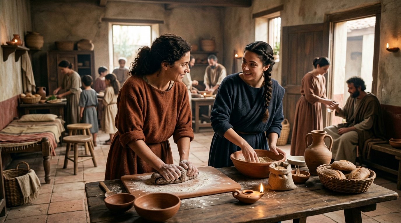 Trifena y Trifosa trabajando en el Señor según Romanos 16:12