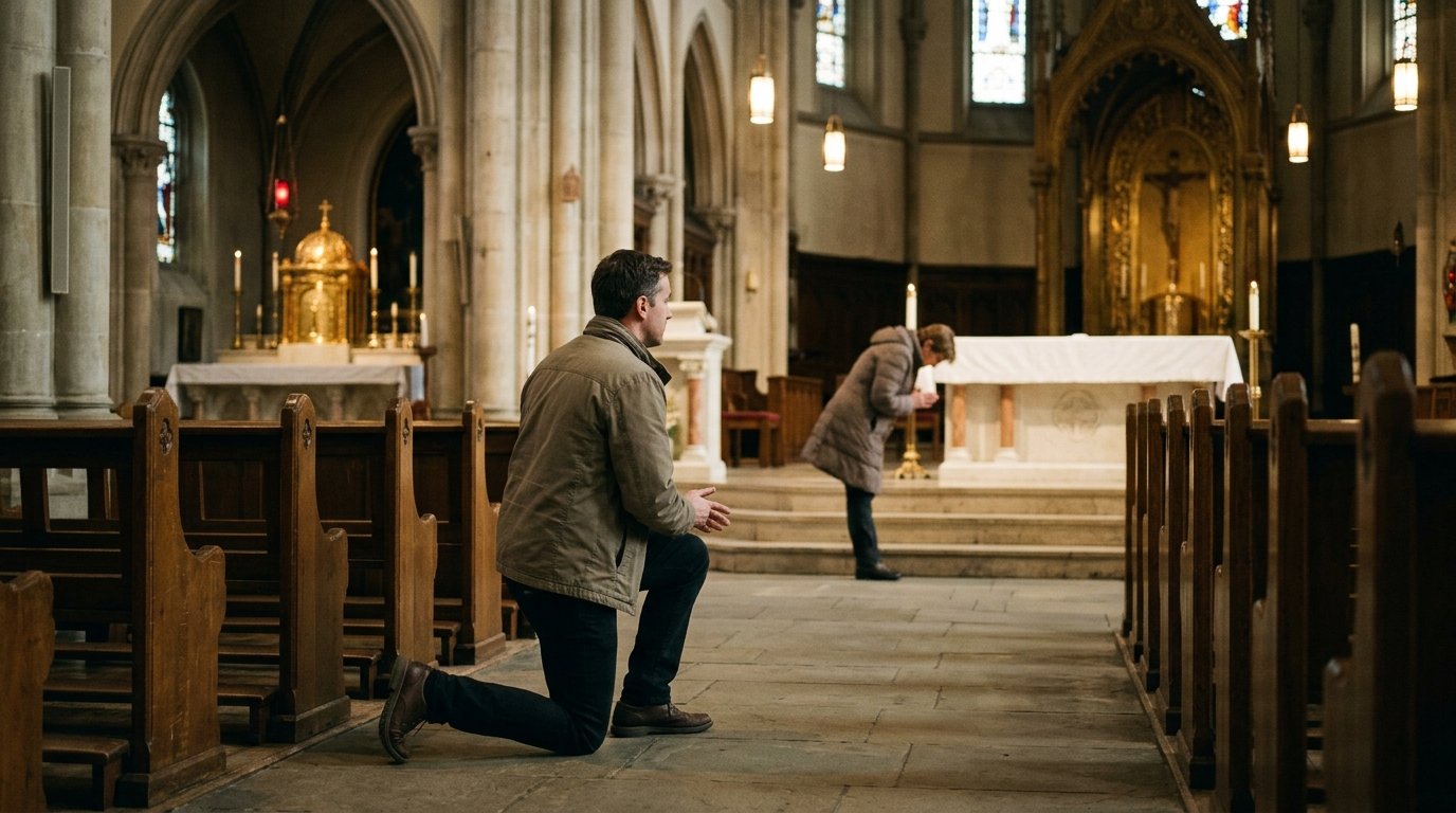 Genuflexión ante el sagrario e inclinación profunda ante el altar