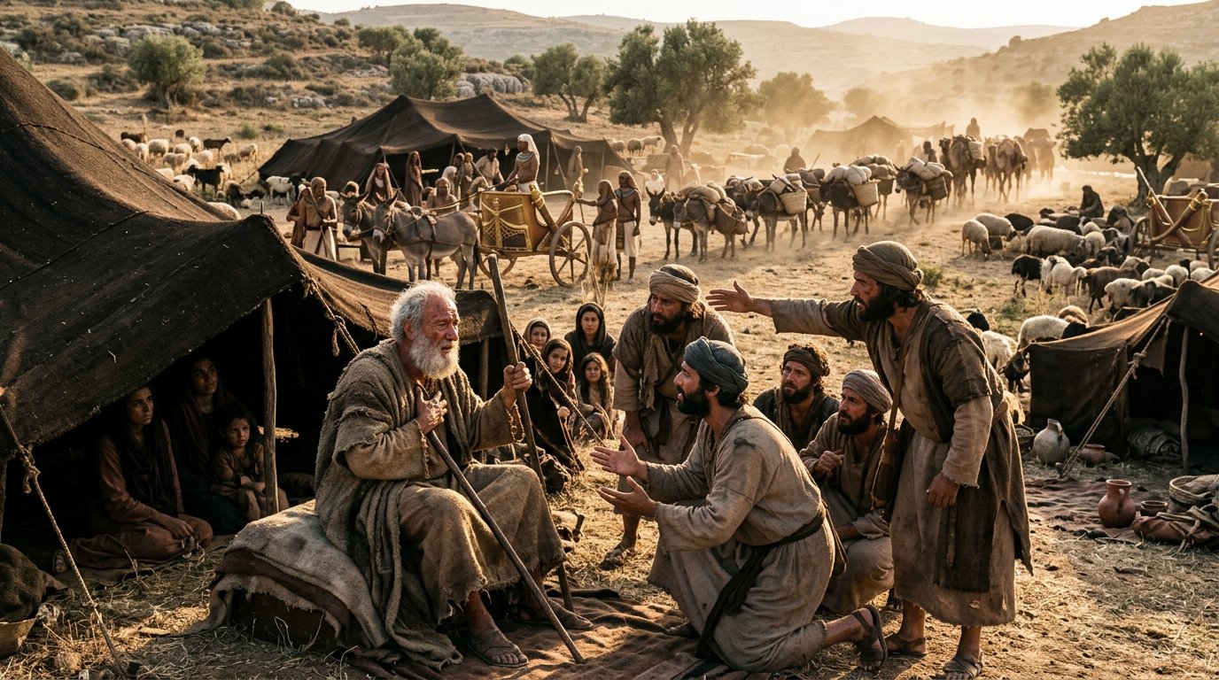 Jacob recibe la noticia de que José vive y gobierna en Egipto