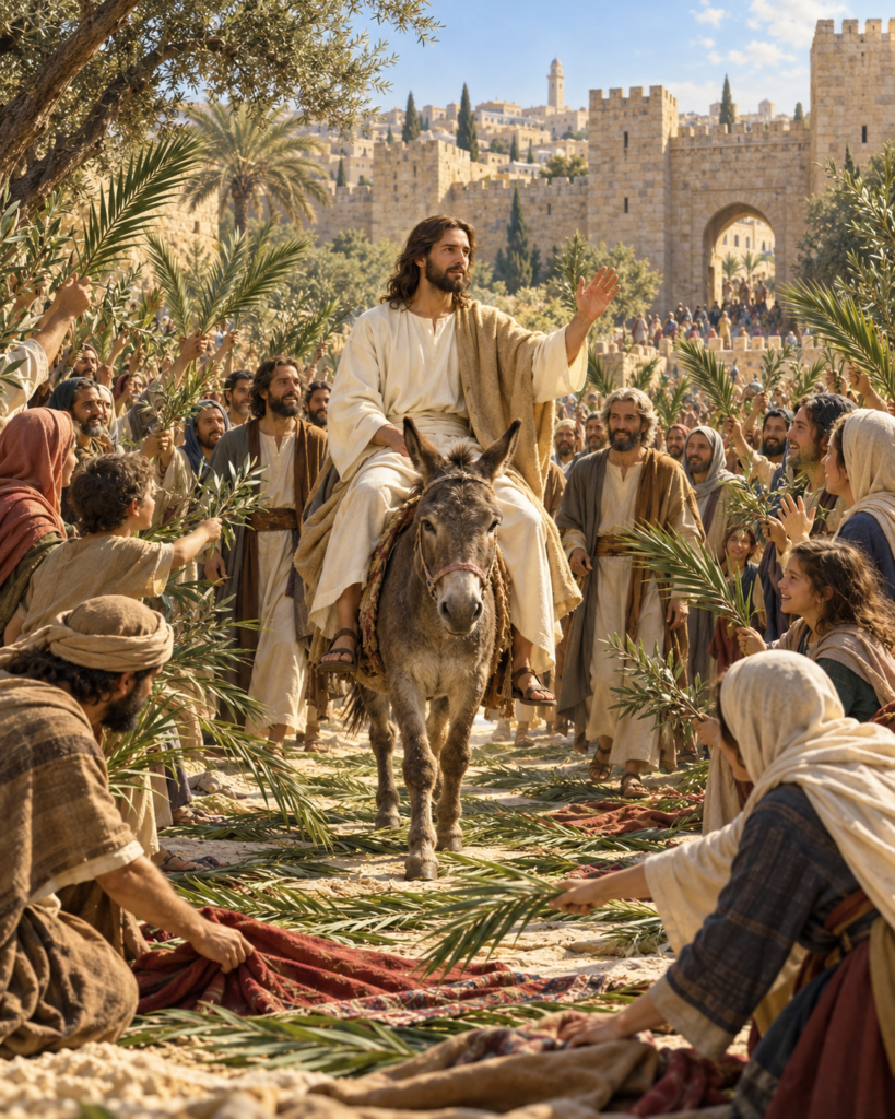Domingo de Ramos 2027: Jesús entra en Jerusalén y comienza la Pasión