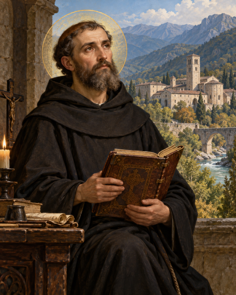 San Bladulfo de Bobbio: monje y discípulo de san Columbano