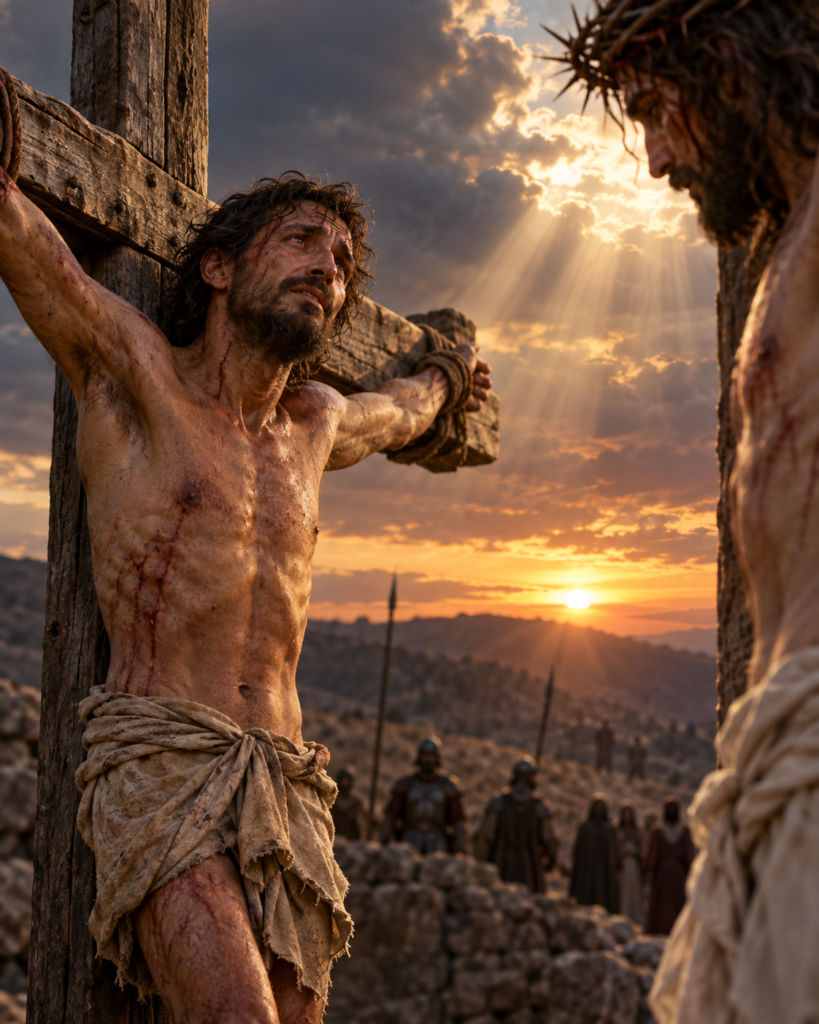 San Dimas, el buen ladrón: del Calvario al paraíso
