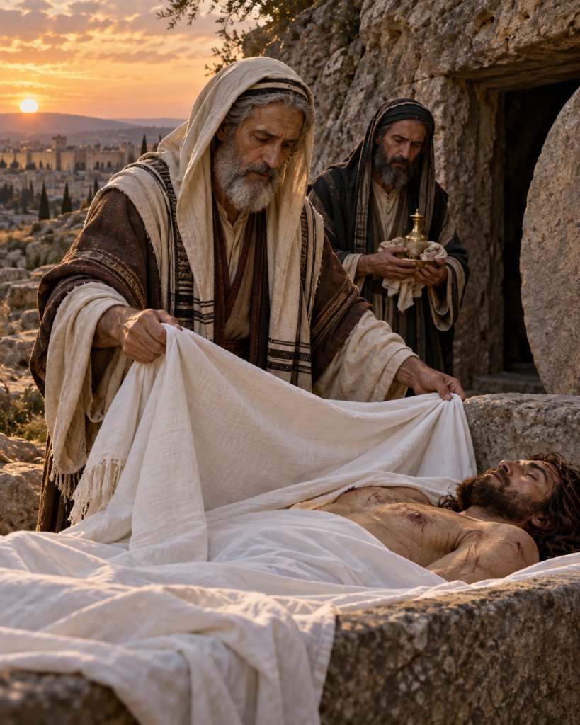 San José de Arimatea: discípulo que dio sepultura a Jesús