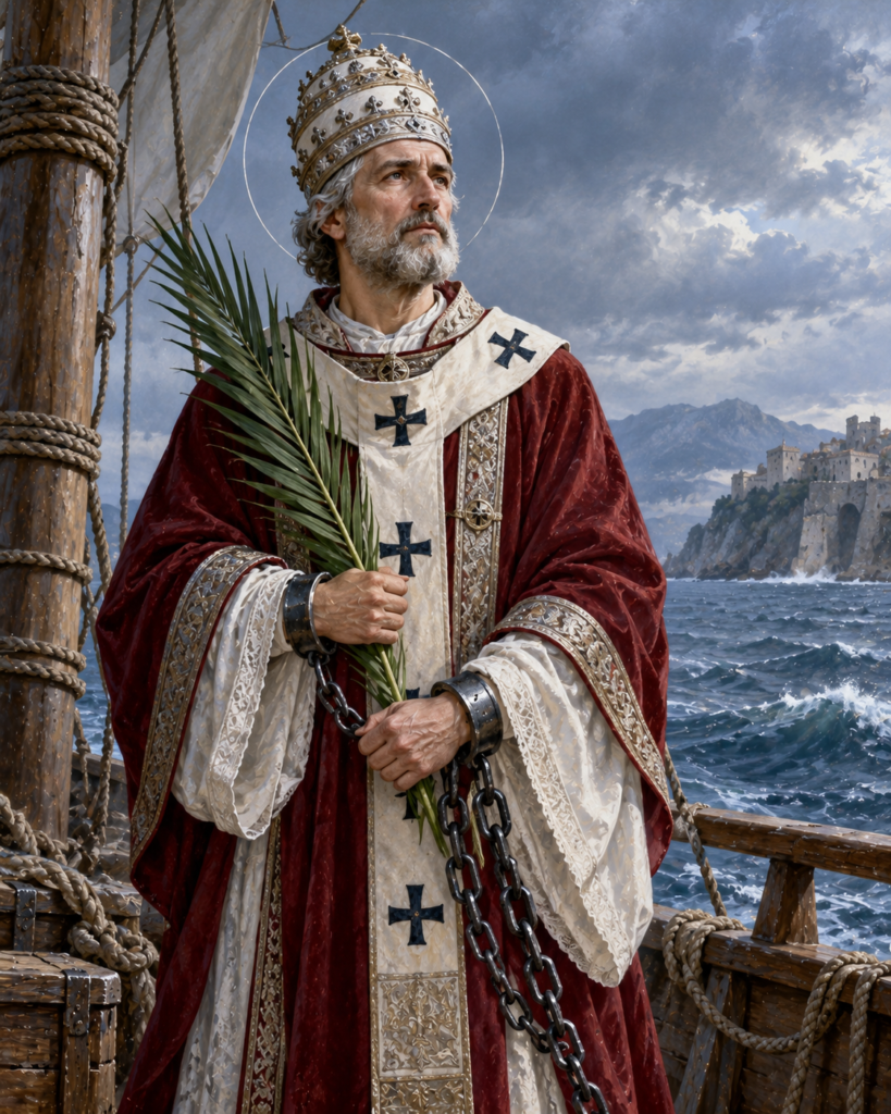 San Martín I, papa y mártir: el último papa mártir