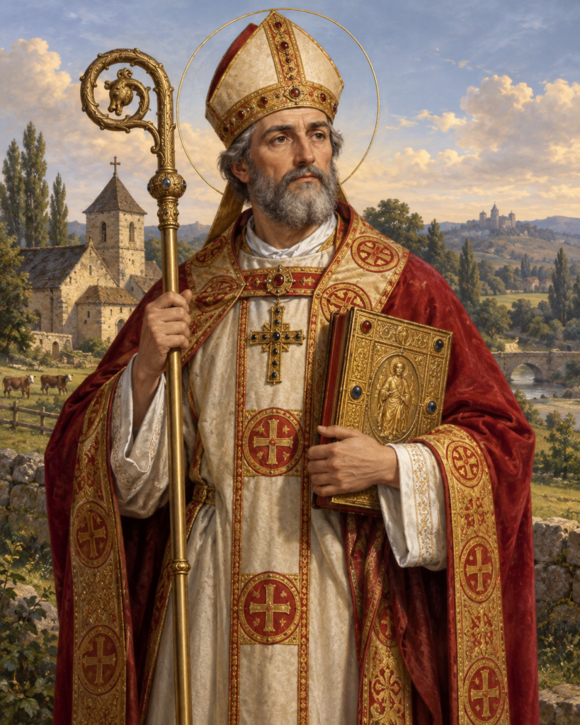 San Rigomero de Meaux: obispo de Neustria