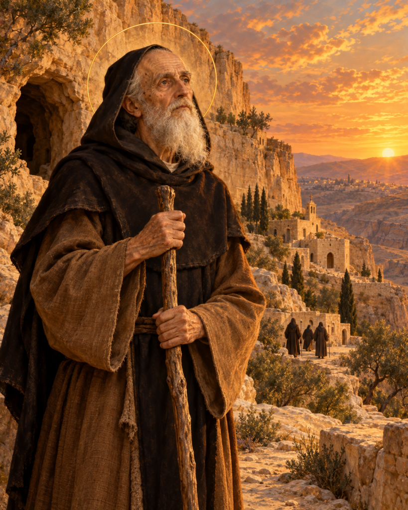 San Teodosio el Cenobiarca: abad y padre de los monjes de Palestina