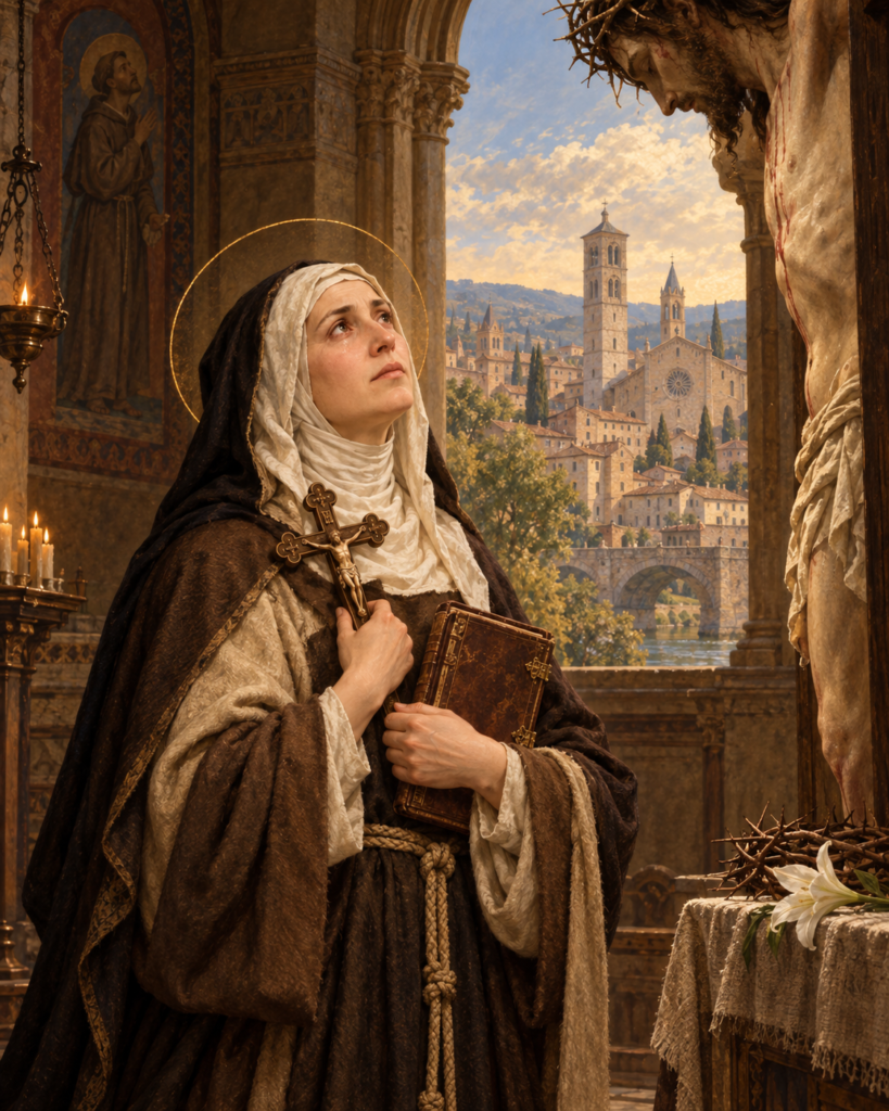 Santa Ángela de Foligno: mística franciscana y maestra espiritual