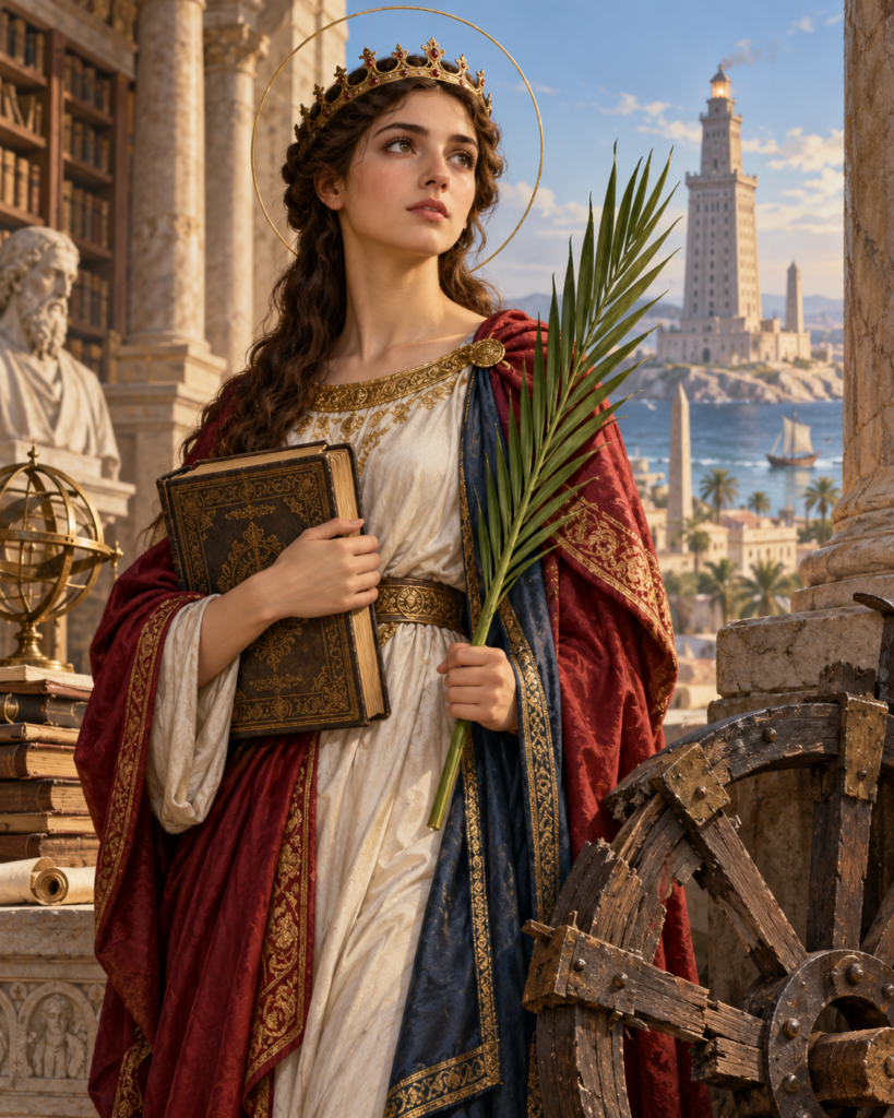 Santa Catalina de Alejandría: virgen, mártir y patrona de sabios y estudiantes