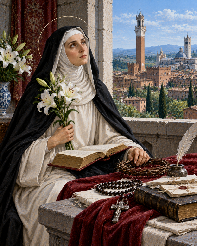 Santa Catalina de Siena: doctora de la Iglesia y copatrona de Europa