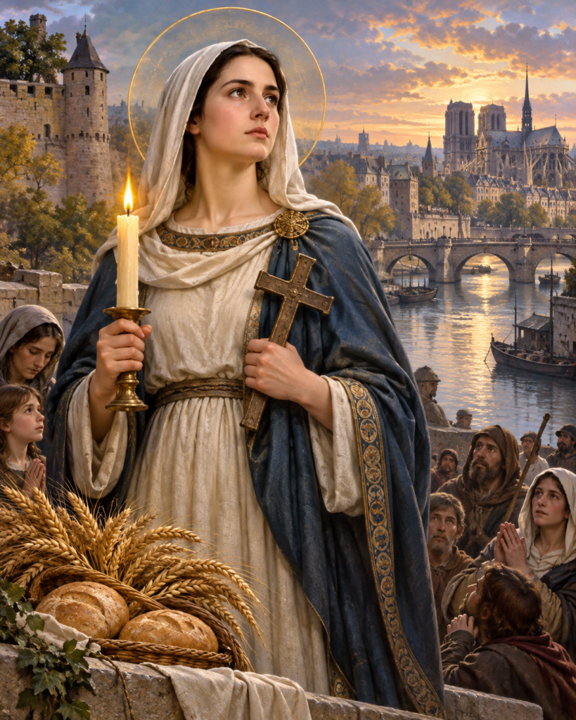 Santa Genoveva de París: virgen, protectora y patrona de París