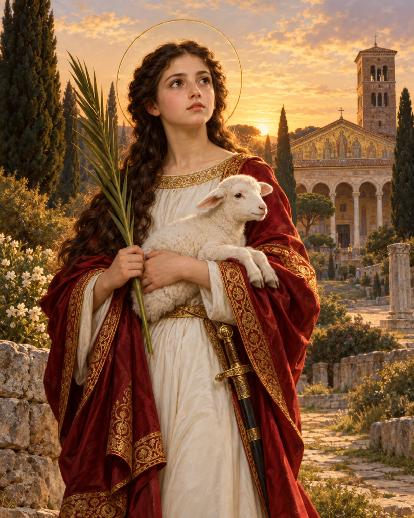 Santa Inés de Roma: virgen y mártir, signo de pureza y fidelidad