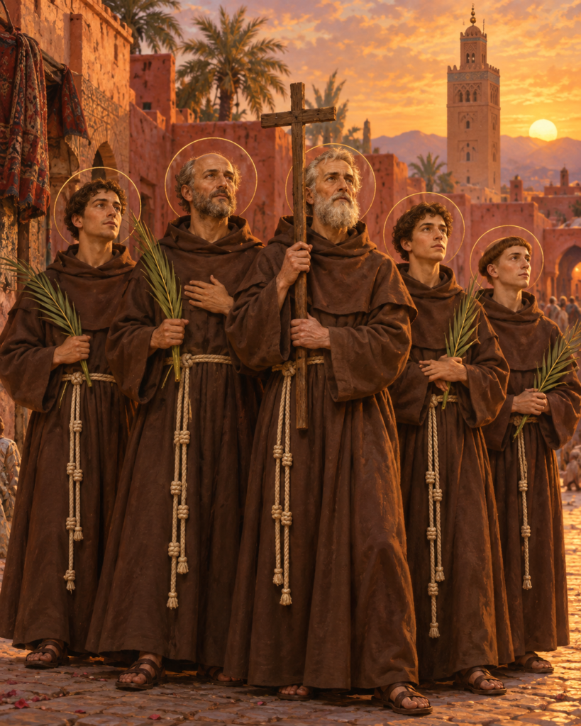 Santos Berardo y compañeros: protomártires franciscanos de Marrakech