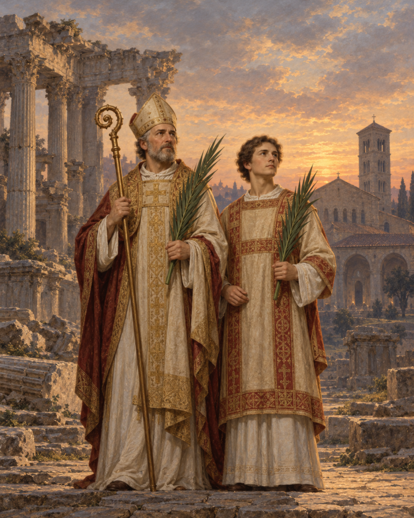 Santos Hilario y Taciano: obispo y diácono mártires de Aquileia